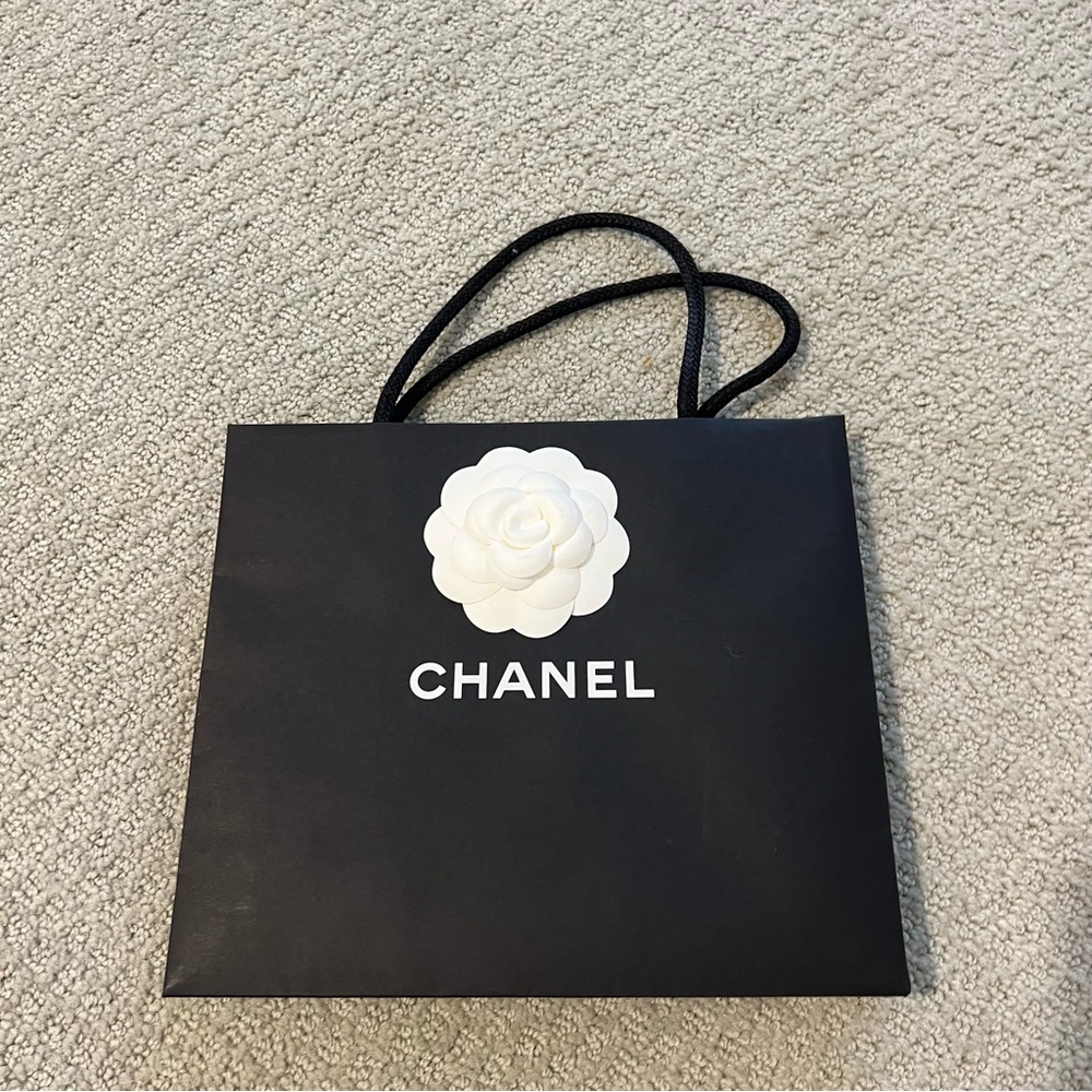 Chanel Paper Bag Black